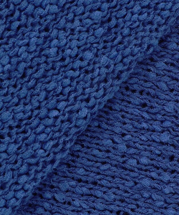 23区 【SLOW/一部店舗限定】リボンヤーン クルーネック ニット ブルー系