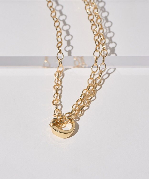 AMERICAN HOLIC マグネットデザインチェーンネックレス Gold