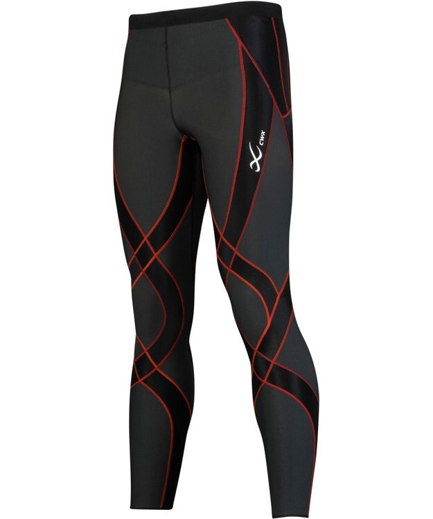 CW-X 【MEN】 CW-X メンズ スポーツタイツ ロング ホット 下半身フルサポート 保温性（本体） HZO719 /ワコール レッド