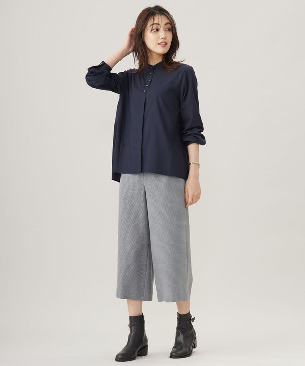 J.PRESS LADIES L 【WEB限定カラーあり・洗える】LANATEC キュロット パンツ ライトグレーガンクラブ系