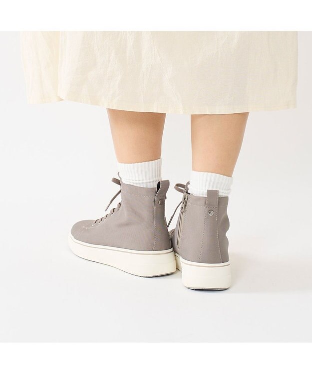 ing <ing>【レイン対応】ハイカット厚底スニーカー オーク