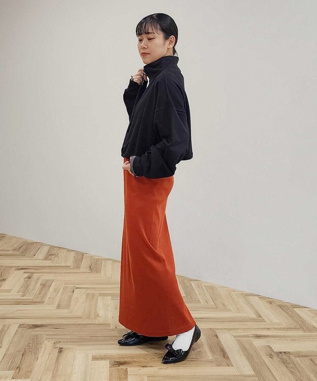 CRAFT STANDARD BOUTIQUE 【WEB限定】裏毛ダブルジップショートスウェット/24AW Navy