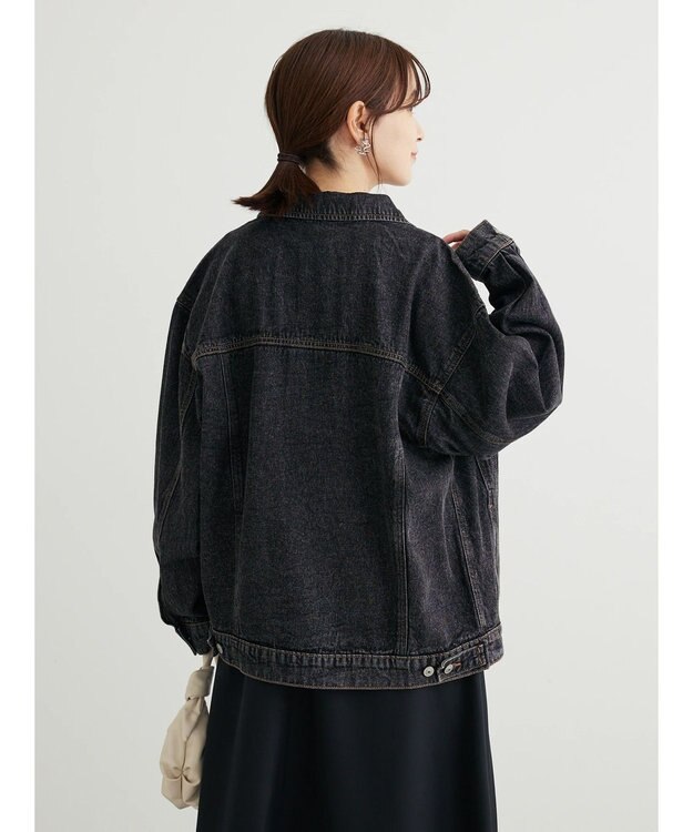 Green Parks Ｂｉｇシルエットデニムジャケット Black