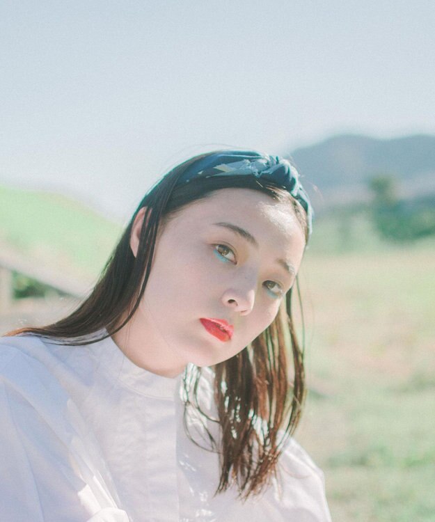 POLS ジャガード織  HAKO カチューシャ ネイビー