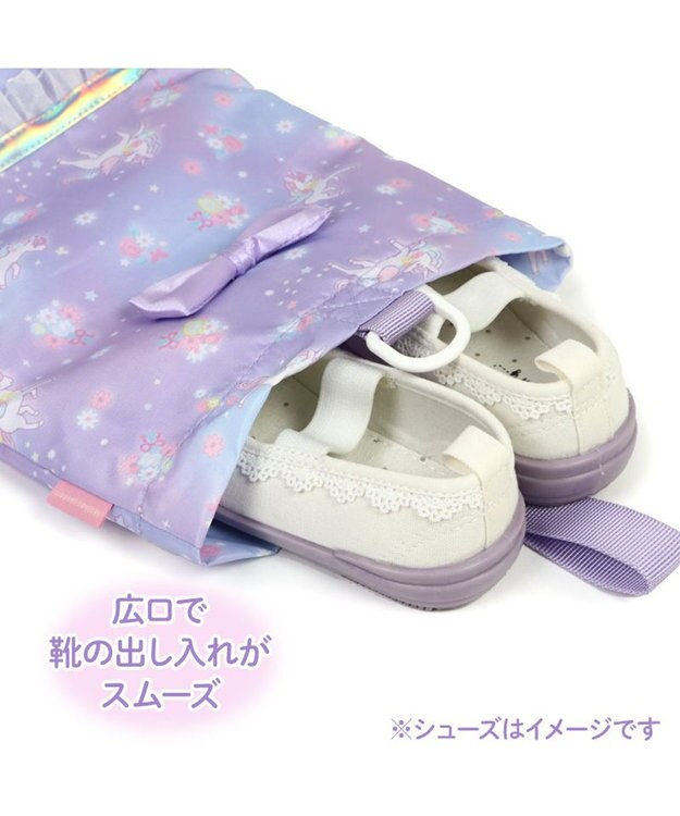 Mother garden マザーガーデン ユニコーン シューズバッグ 《フラワー柄》 フラワー柄