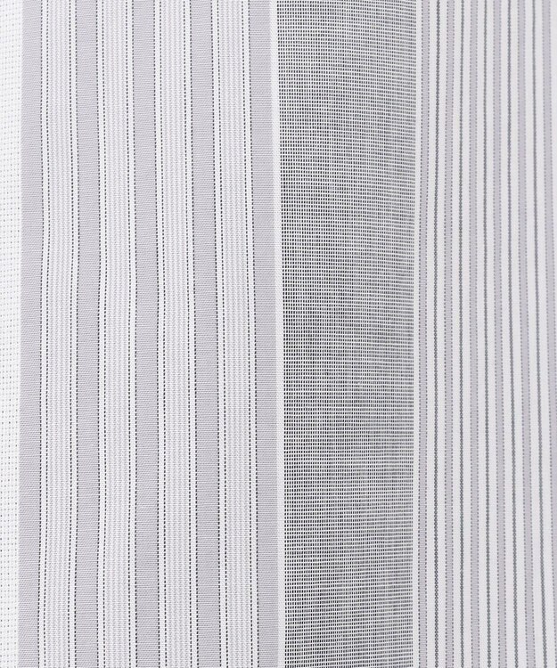 J.PRESS YORK STREET 【WOMEN】マルチストライプ シャツワンピース グレー系1