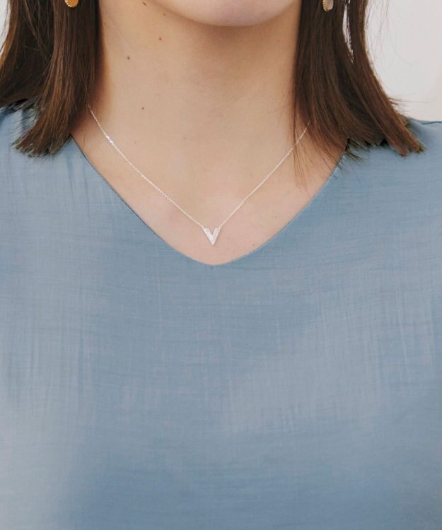 Tiaclasse 【洗える】はしごレースワンピース サックス