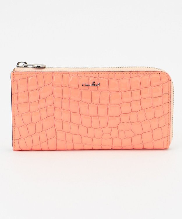 airlist Lファスナージャスト長財布 Nappage ナパージュ ピーチ