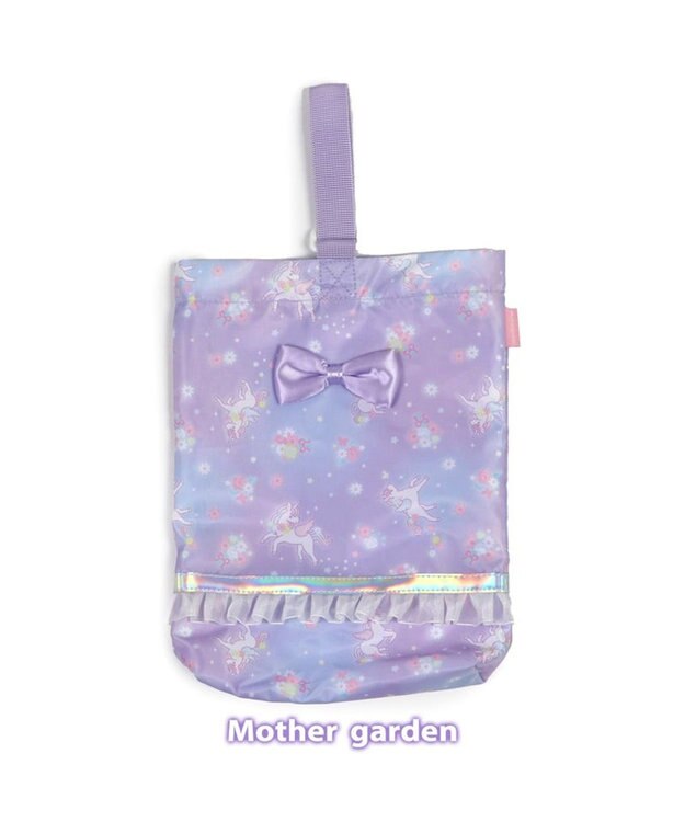 Mother garden マザーガーデン ユニコーン シューズバッグ 《フラワー柄》 フラワー柄