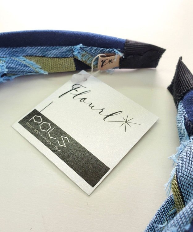 POLS ジャガード織  HAKO カチューシャ ネイビー