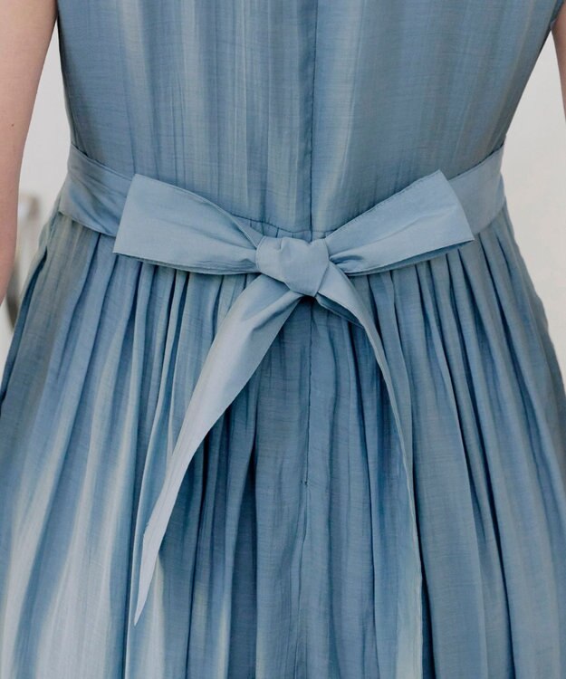 Tiaclasse 【洗える】はしごレースワンピース サックス