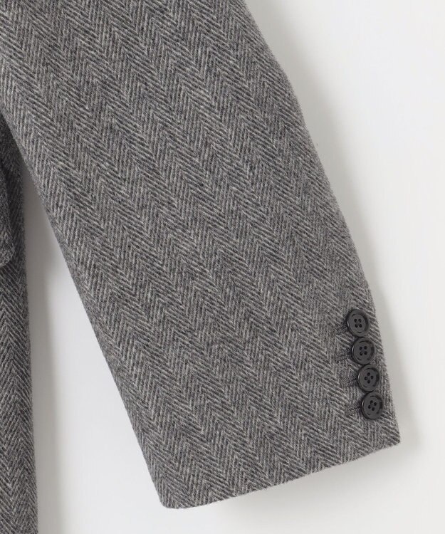 #Newans ウールテーラードジャケットコート グレー