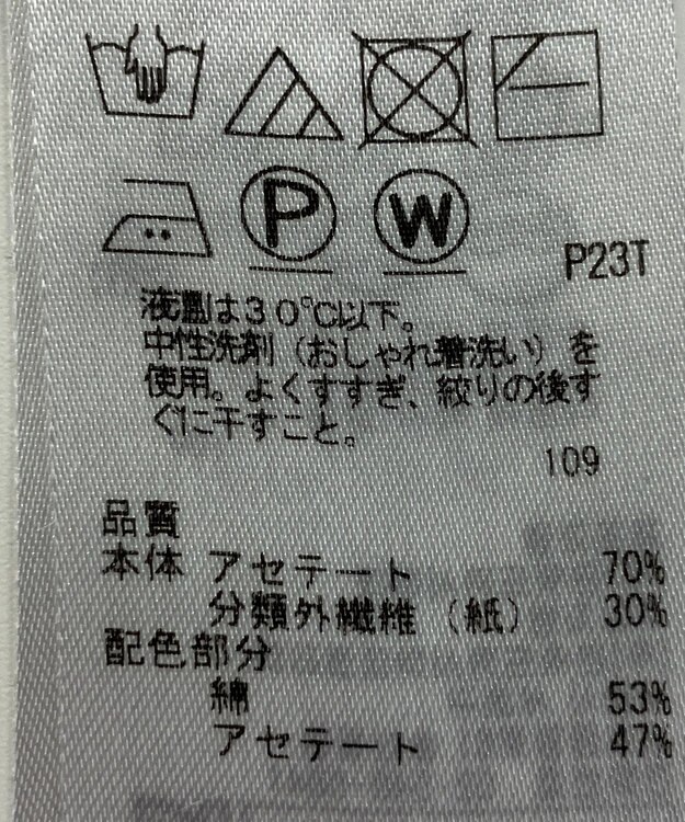 ONWARD Reuse Park 【ICB】ニット春夏 ブルー