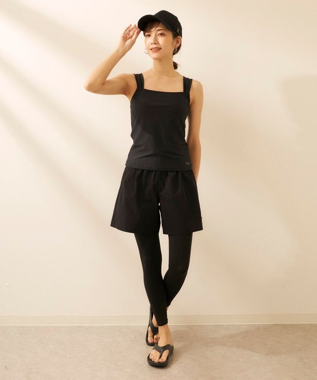 OP／FILA 【FILA】リゾート＆カバーアップ 4点セット水着 ブラック