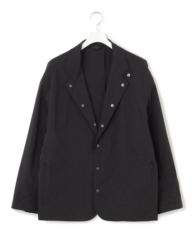 J.PRESS YORK STREET 【UNISEX】ナイロンタスランドライストレッチワッシャー ジャケット ブラック系