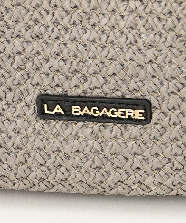 LA BAGAGERIE かごバッグ風2WAYトート グレージュ