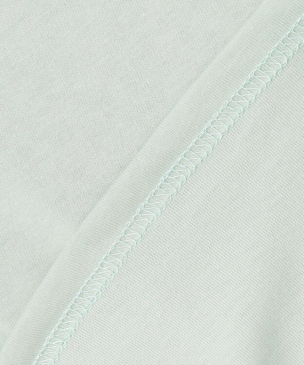 ANY KIDS 【洗濯機可能】ドロスト 裾リボンTシャツ ミント