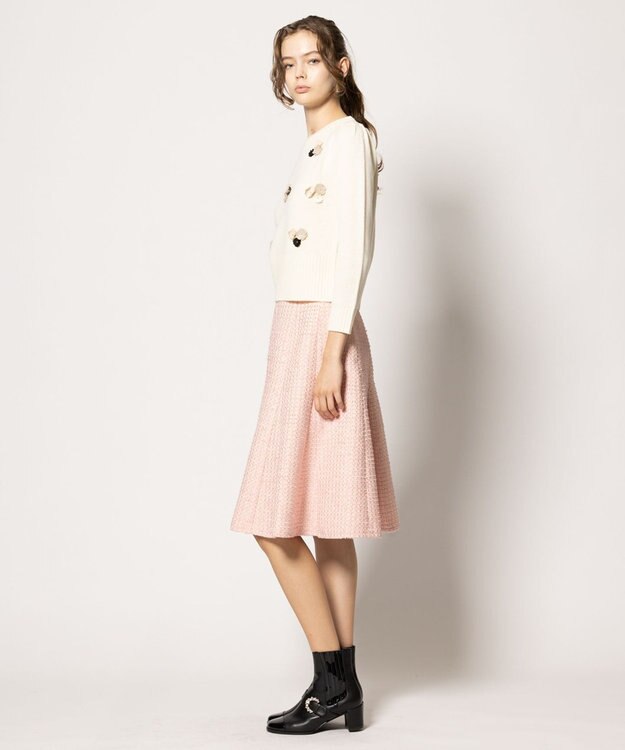 TOCCA FLOWER BONBON ニットプルオーバー アイボリー系