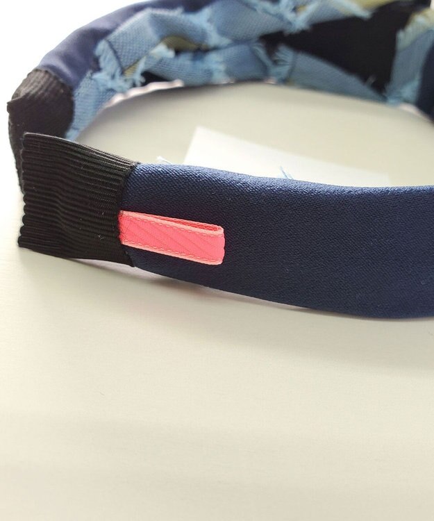 POLS ジャガード織  HAKO カチューシャ ネイビー