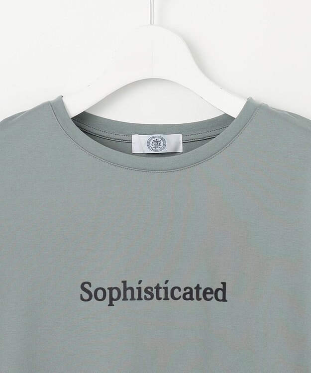 J.PRESS LADIES L ロゴTシャツ ミストグリーン系