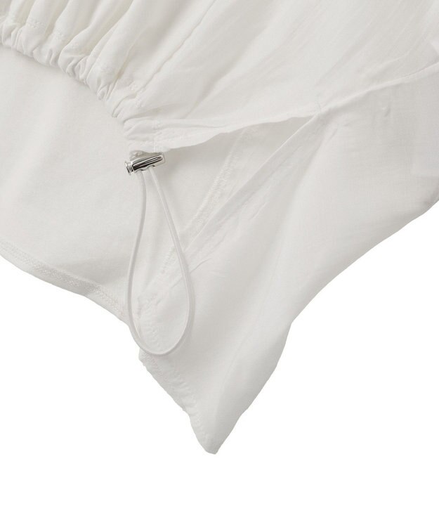 YECCA VECCA 裾ドロストデザインロゴTee Off White