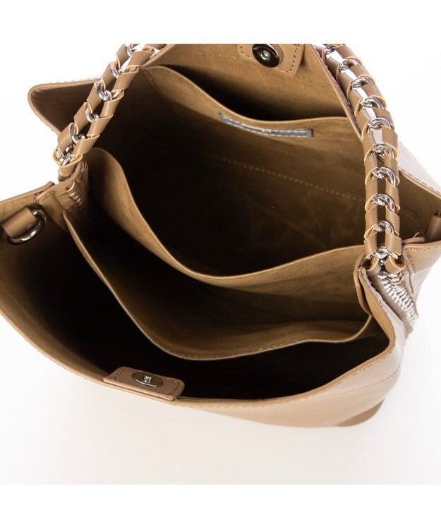 UNBILLION カシュカシュ cachecache / サイドチェーンかがりミニトート オーク