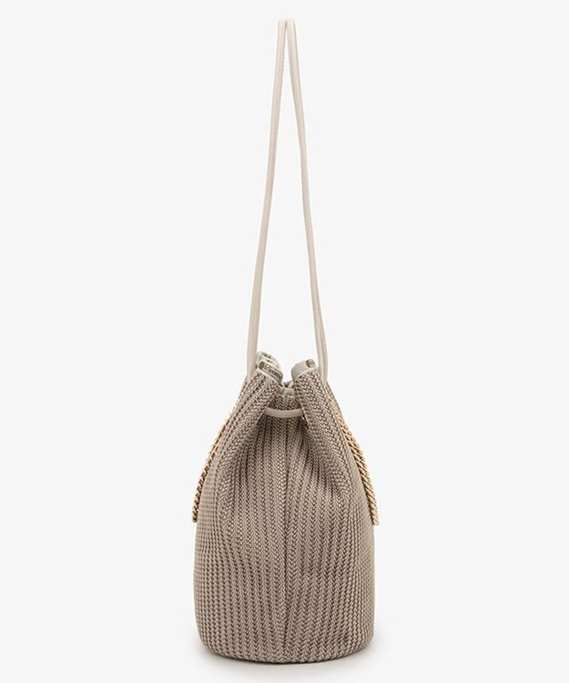 LeSportsac CHAIN CROCHET MED BUCKET/ベージュクロシェ ベージュクロシェ