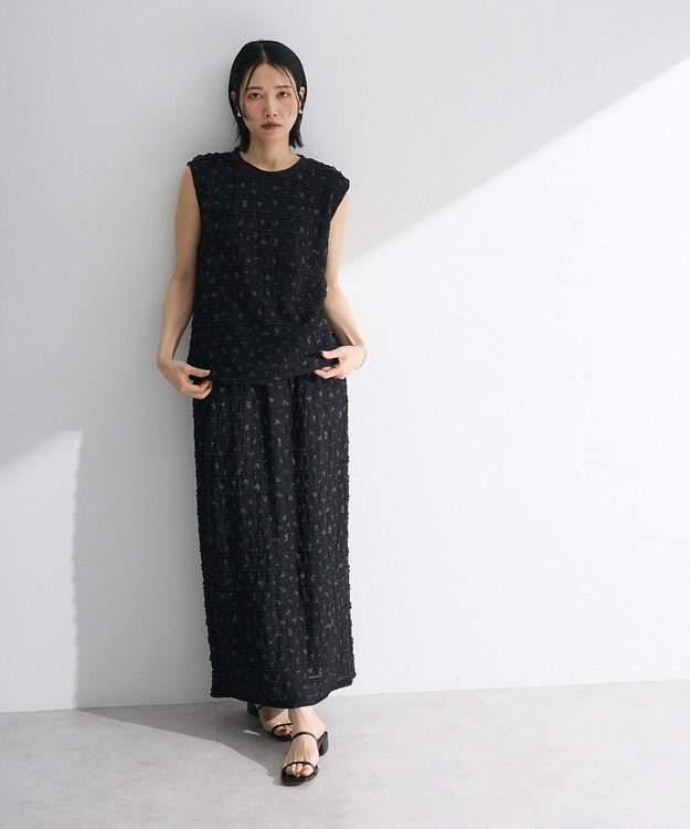 Green Parks ・ＳＵＧＡＲ　ＳＰＯＯＮ　コバナレースフリルナロースカー Black