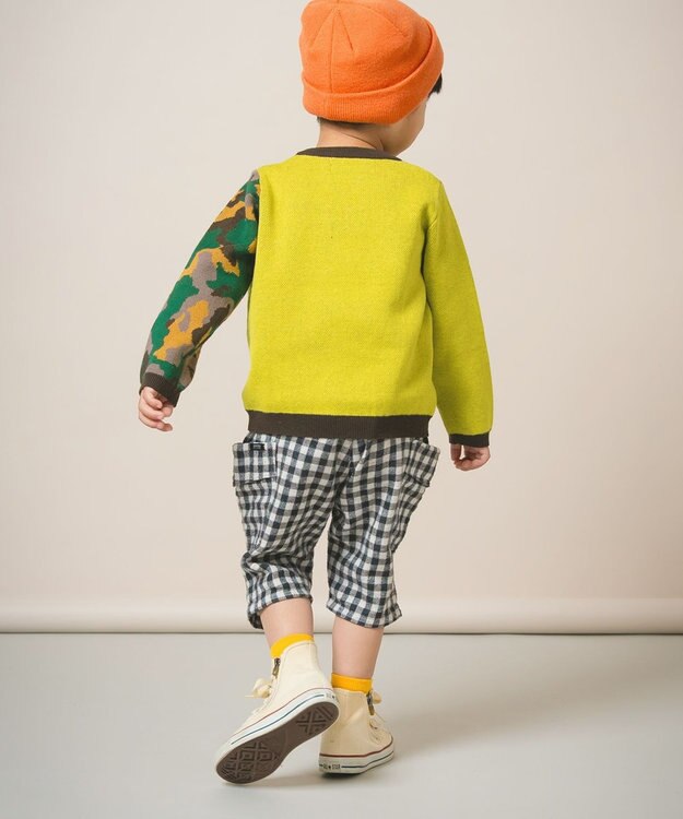 ami amie 恐竜カモフラプルオーバー 85cm～130cm グリーン