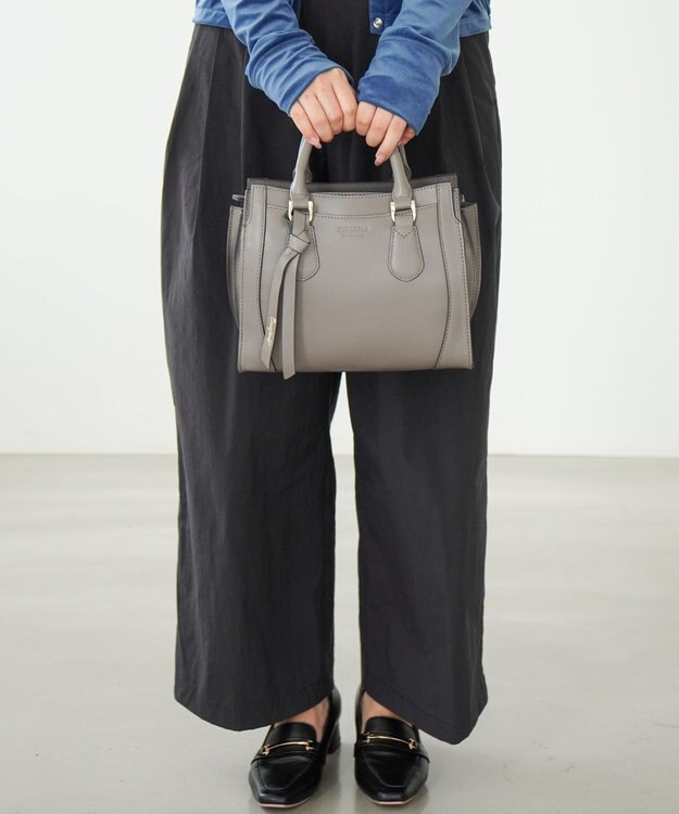 ACE BAGS & LUGGAGE Jewelna Rose クロフォード ハンドバッグ 本革 11921 ジュエルナローズ ショルダーバッグ 2way 【新色】ダークグレージュ