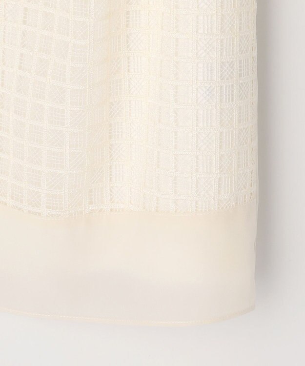 J.PRESS LADIES L レースコンビ カットソー ライトベージュ系