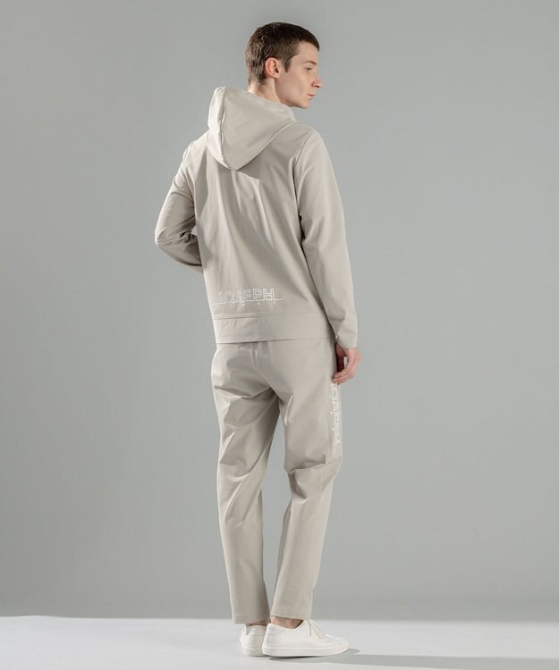 JOSEPH HOMME 新素材【水滴除去性/洗える/ストレッチ】 デューエイトタックジャージー   ジップアップパーカー アイボリー系