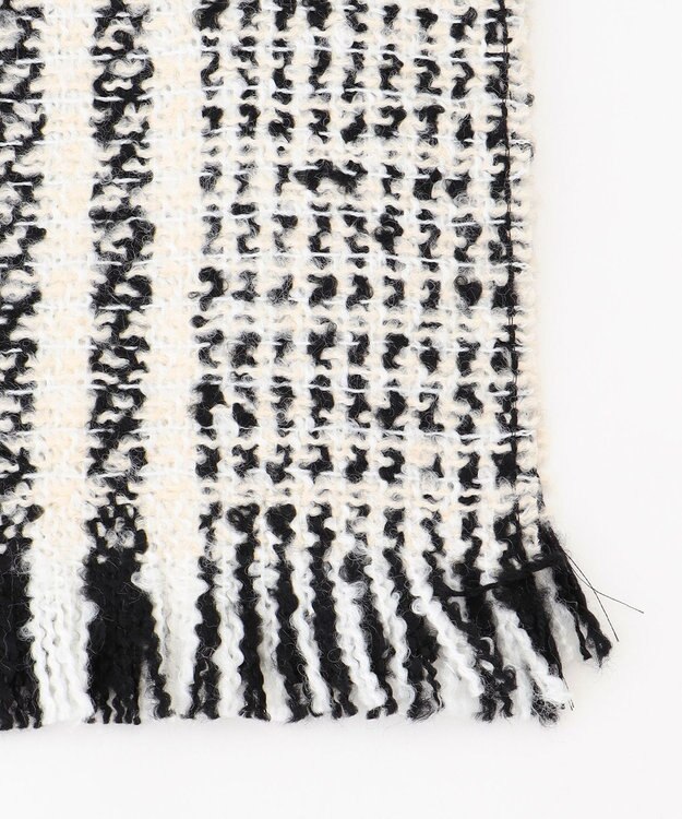 JOSEPH ABBOUD 【フランス製】ブークレジャガードストール アイボリー系7