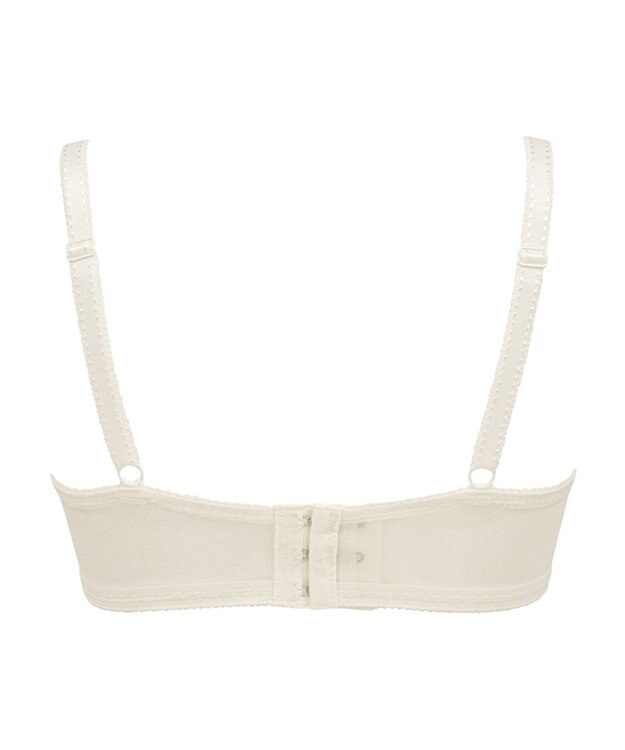 BRADELIS New York 【BRADELIS New York】ローズステップ２ブラ23S1 育乳補整 ふんわり寄せて脇まですっきりする補整ブラ ホワイト