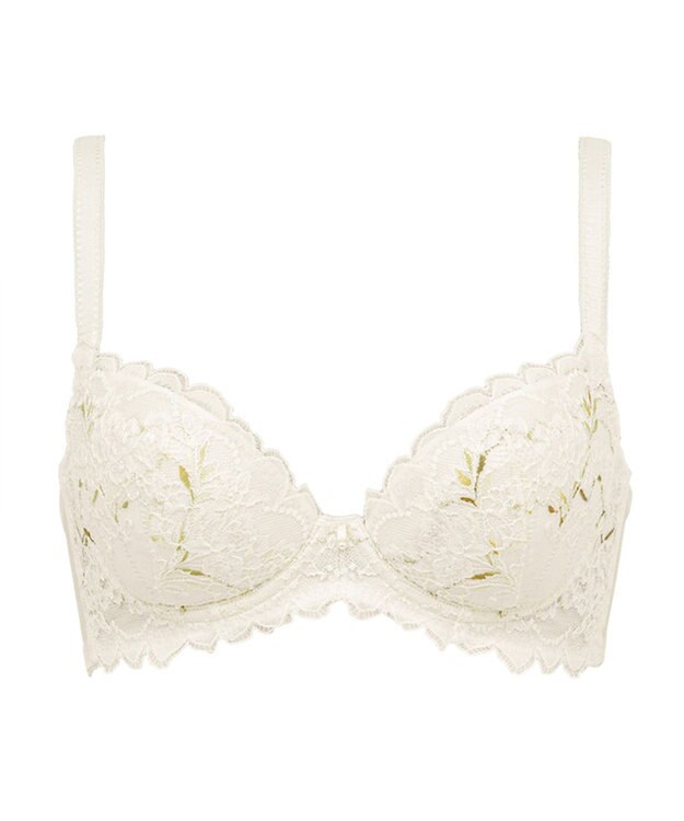 BRADELIS New York 【BRADELIS New York】ローズステップ２ブラ23S1 育乳補整 ふんわり寄せて脇まですっきりする補整ブラ ホワイト