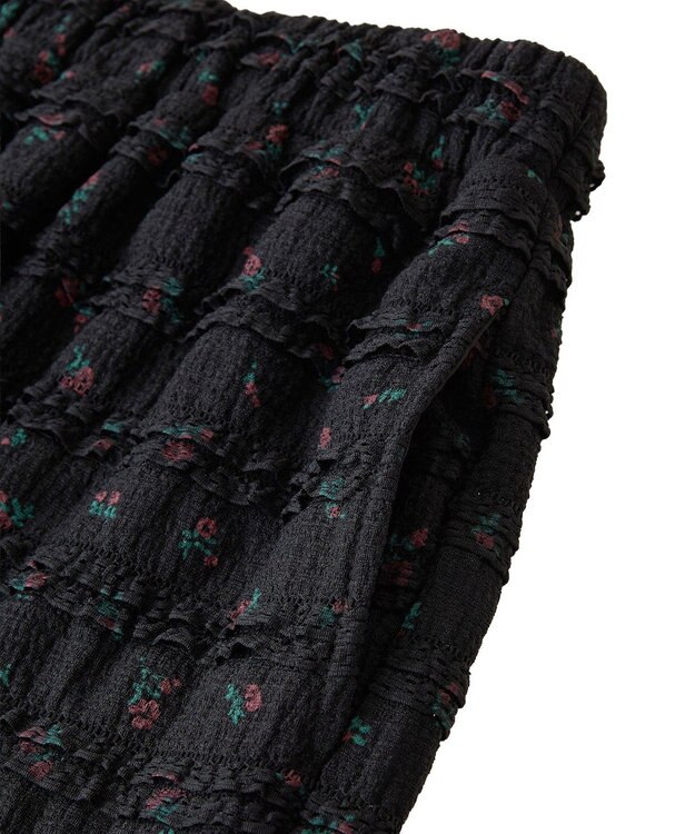 Green Parks ・ＳＵＧＡＲ　ＳＰＯＯＮ　コバナレースフリルナロースカー Black