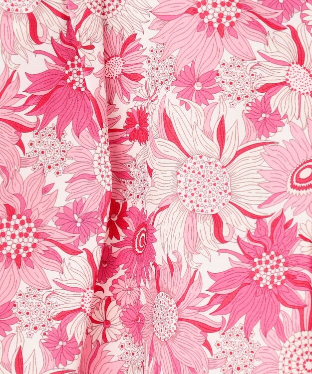 23区GOLF 【WOMEN】【ストレッチ】スプリングフラワー柄 キュロットスカート ピンク系5