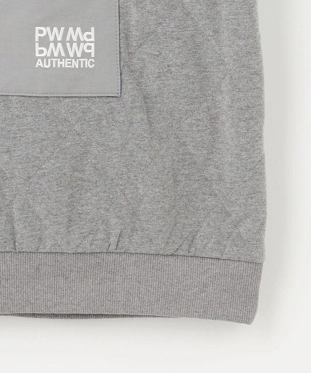 PW CIRCULUS 【MEN】中綿キルトスウェット グレー系