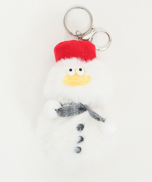 WEGO BIG雪だるまモンスターぬいぐるみキーホルダー ホワイト