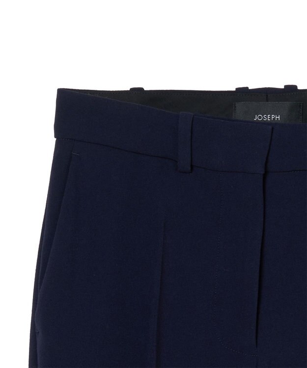 JOSEPH 【FOUNDATIONS】クレープストレッチ トラウザーズ Navy