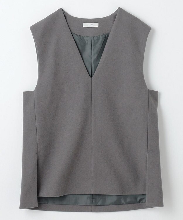 ANY フェイクウールベスト グレー