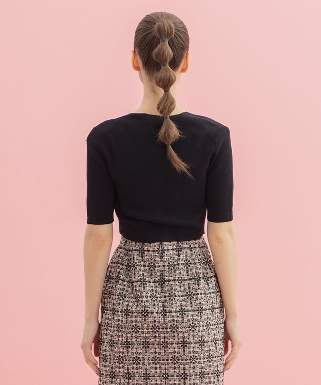 TOCCA 【洗える！&UV CUT】TREFOIL ボレロ ブラック系