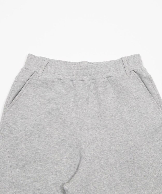 WEGO 【ウエストゴム】バルーンスウェットショーツ 杢グレー