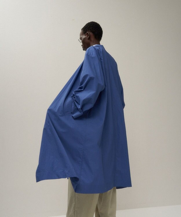 ATON TRAVEL NYLON | パッカブルコート - UNISEX BLUE