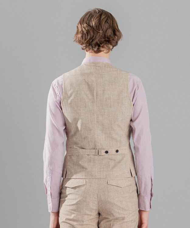 JOSEPH HOMME <3ピース対応> クールドッツストレッチ ジレ ベージュ系
