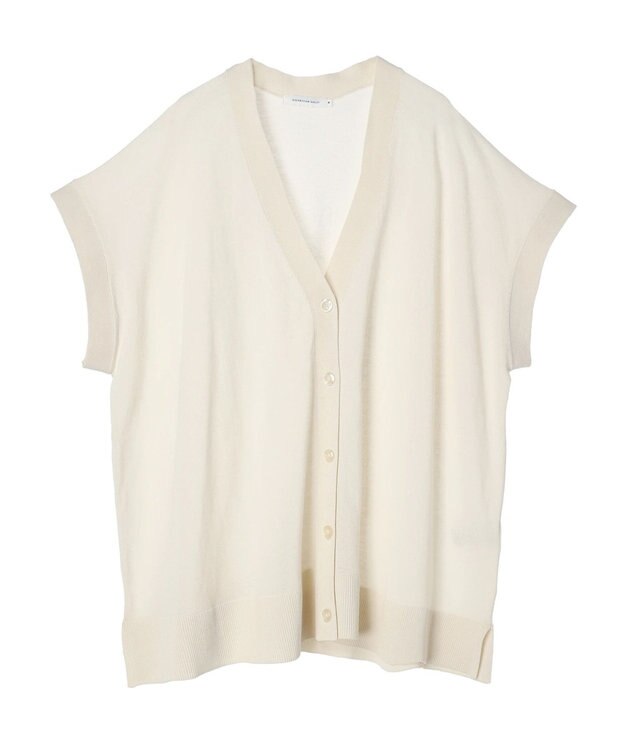 AMERICAN HOLIC 接触冷感Ｖネックニットカーディガン Ivory