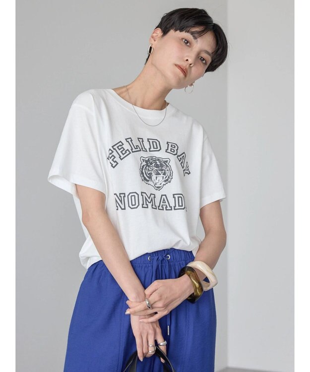 AMERICAN HOLIC ＴＩＧＥＲカットＴＥＥ Ivory