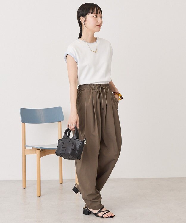 AMERICAN HOLIC 【先行予約】【抗菌防臭】フレンチスリーブプルオーバー Off White