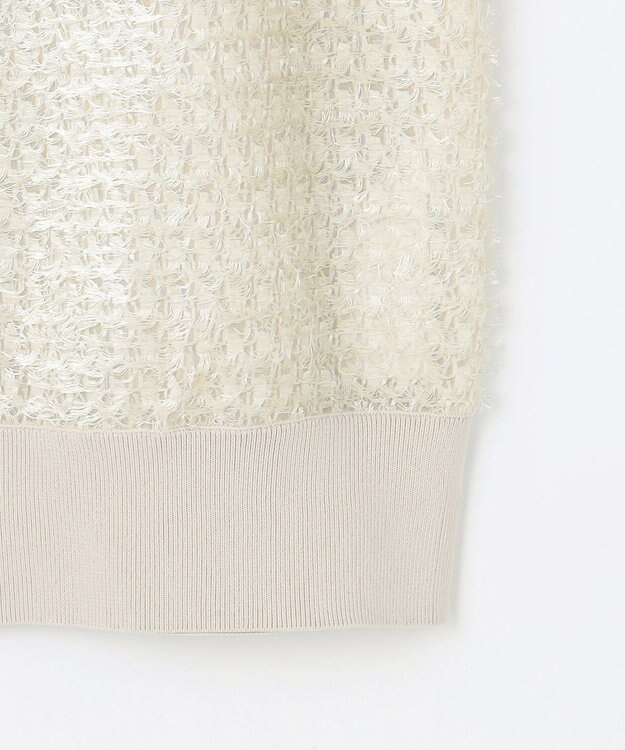 自由区 S ジャカードコンビ プルオーバー ベージュ