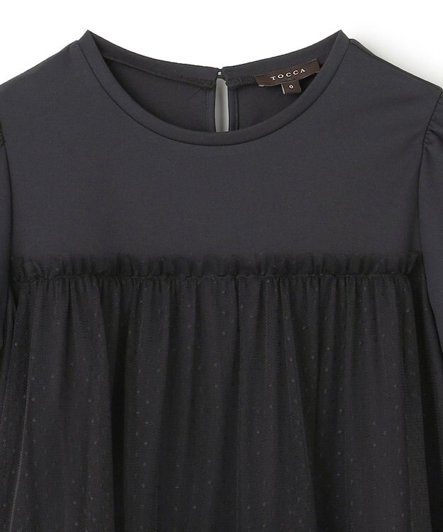 TOCCA 【美人百花掲載】【消臭】PLAY PARACHUTE Tシャツ ブラック系